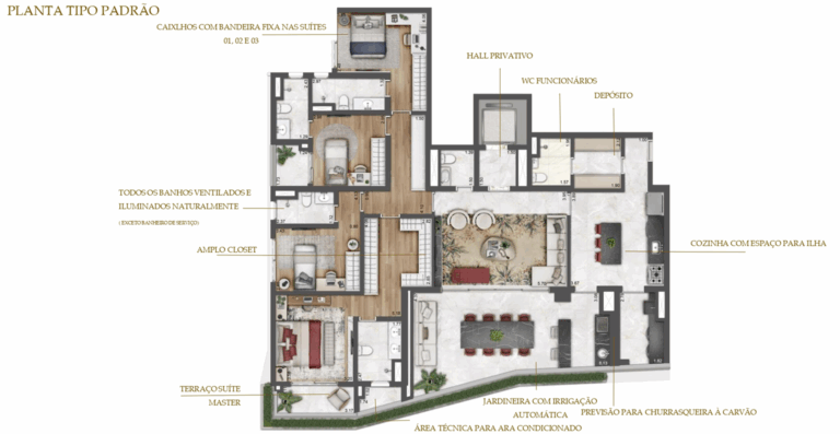 PLANTA TIPO PADRÃO
